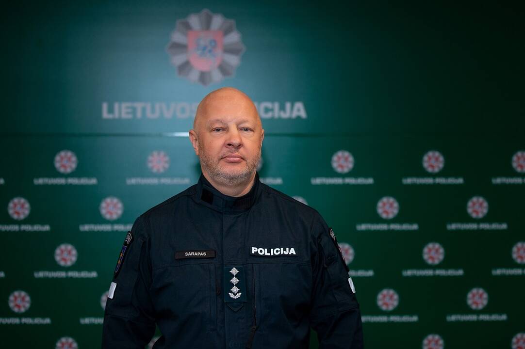 Pažintis: naujasis Klaipėdos policijos viršininkas Ramūnas Sarapas susitiko su uostamiesčio žiniasklaidos atstovais. 