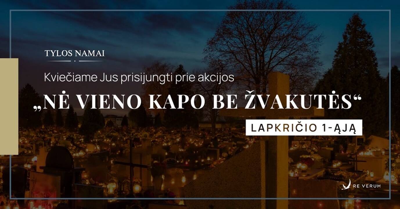 Ragina skleisti šviesą – su žvakele aplankykime apleistus kapus