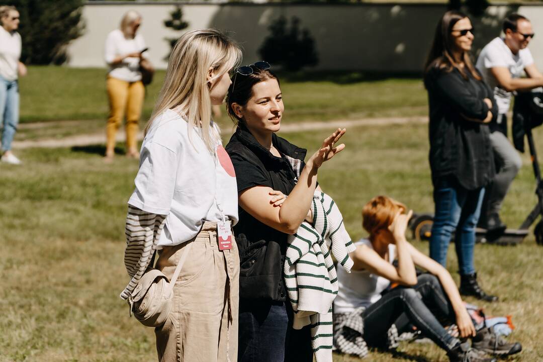 Impulsas: performanso „Wreck“ atlikėjai inspiravo žiūrovus kurti savas interpretacijas.