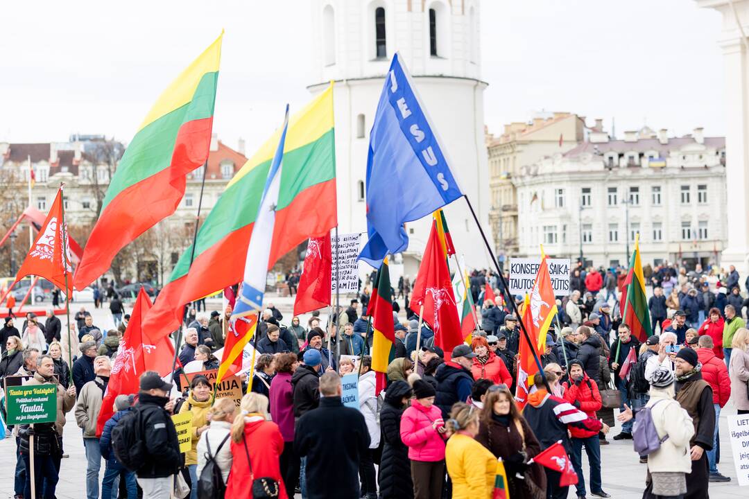 Lietuvos šeimų sąjūdžio mitingas