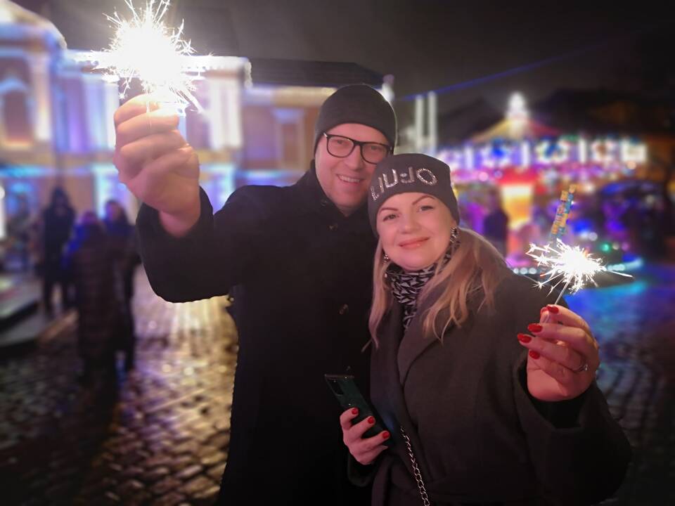Klaipėdiečiai pasitiko 2022-uosius metus