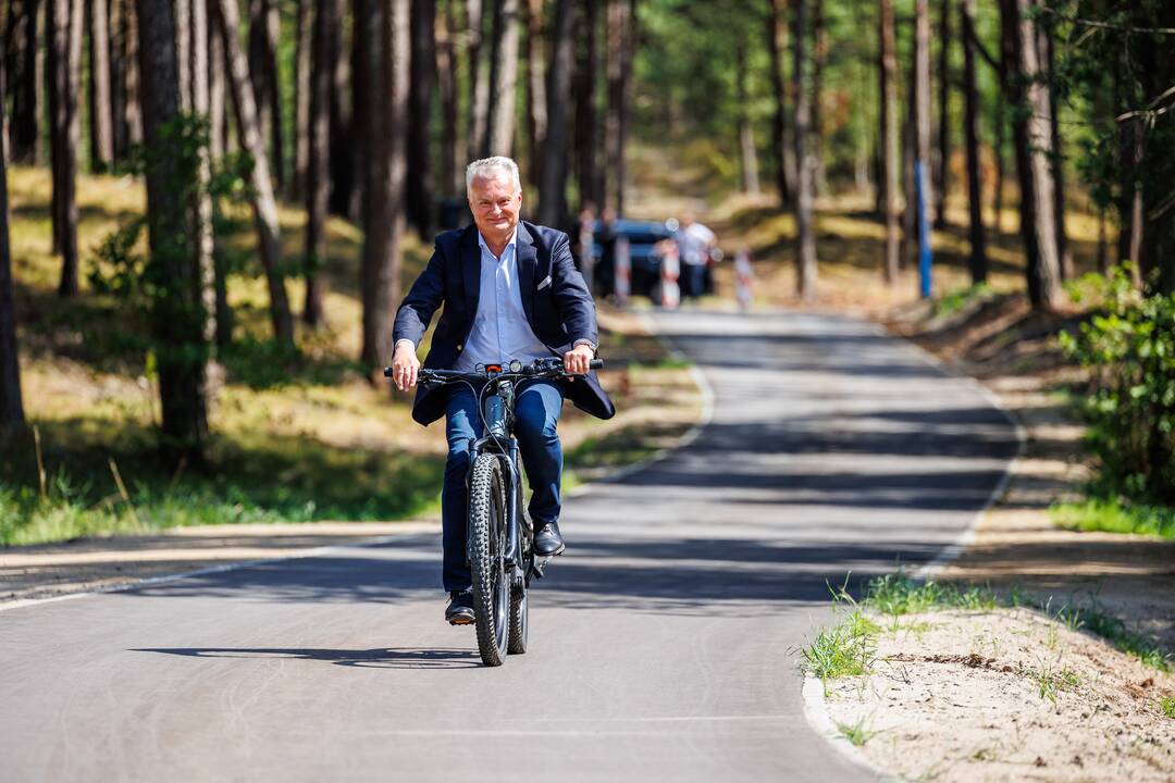 Smiltynės dviračių tako atidarymas