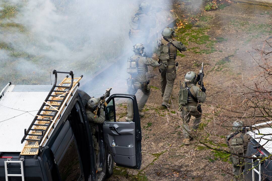  Lietuvos kariuomenės Specialiųjų operacijų pajėgų (SOP) ir NATO sąjungininkų pratybos