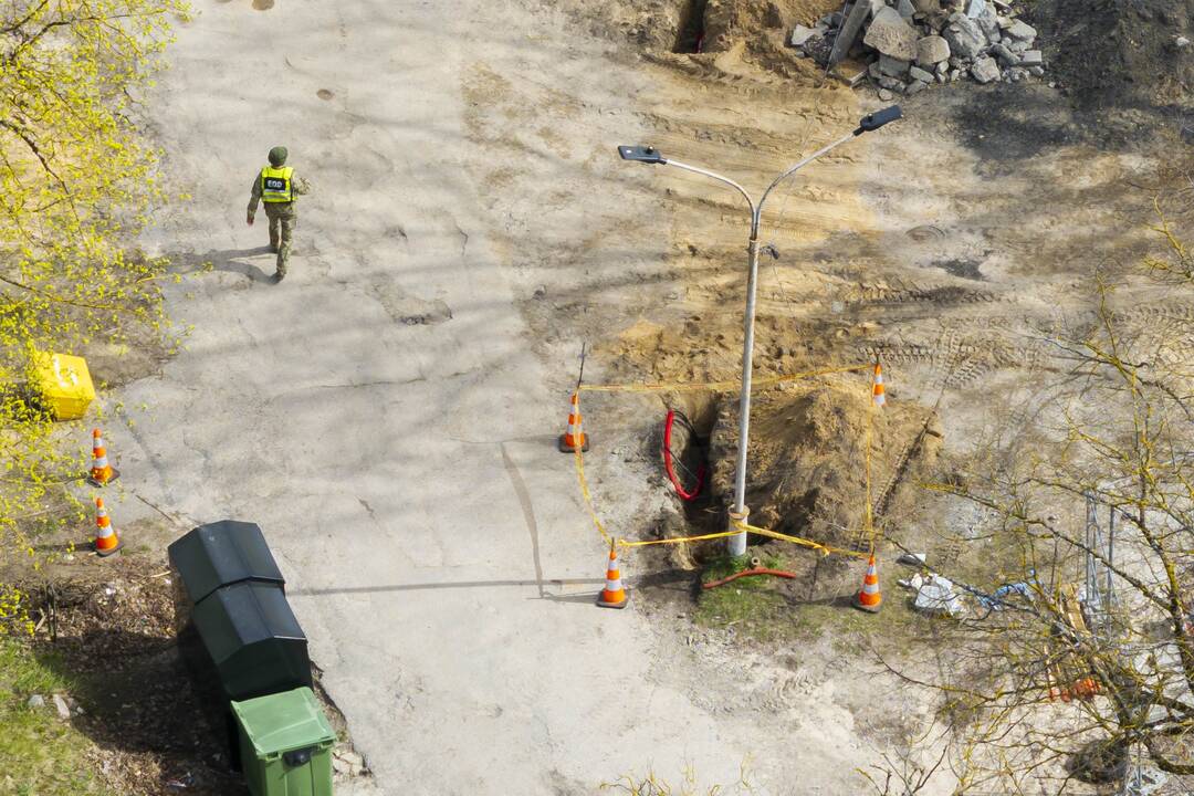  Vilniuje, Liepkalnio gatvėje, rastas sprogmuo