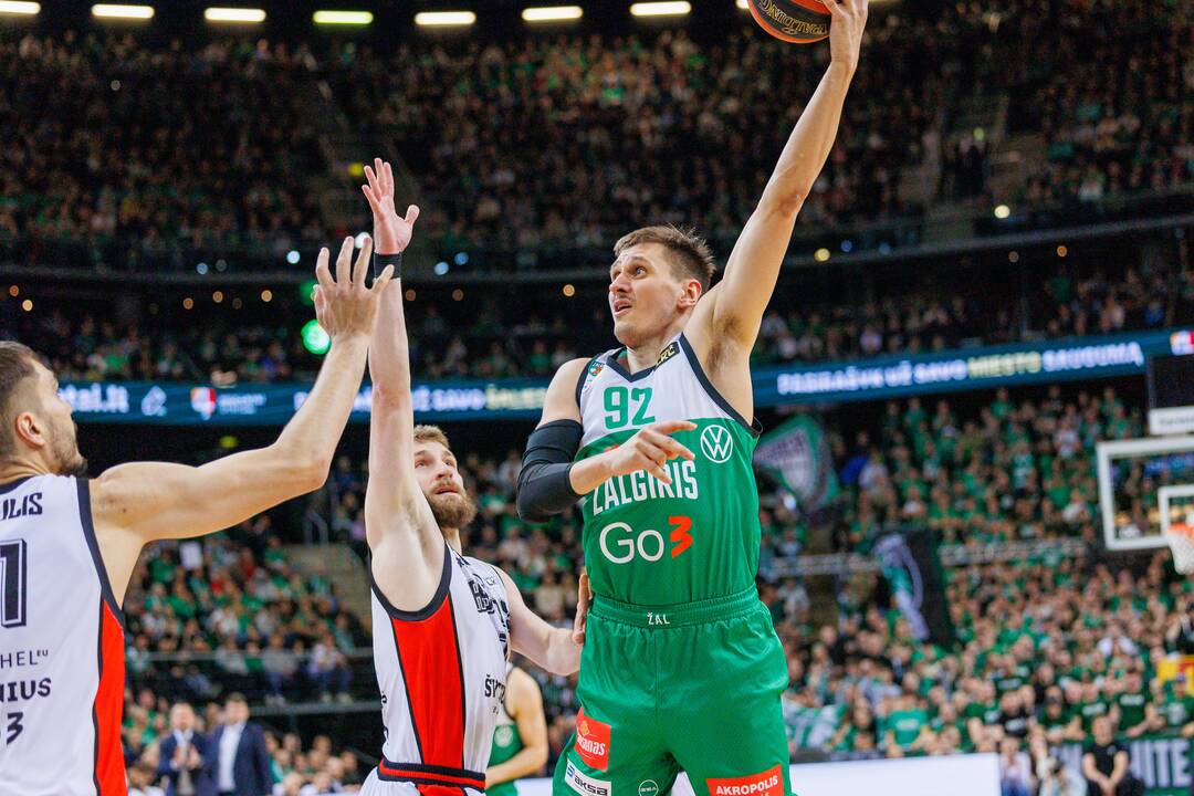 LKL rungtynės: Kauno „Žalgiris“ ir Vilniaus „Rytas“