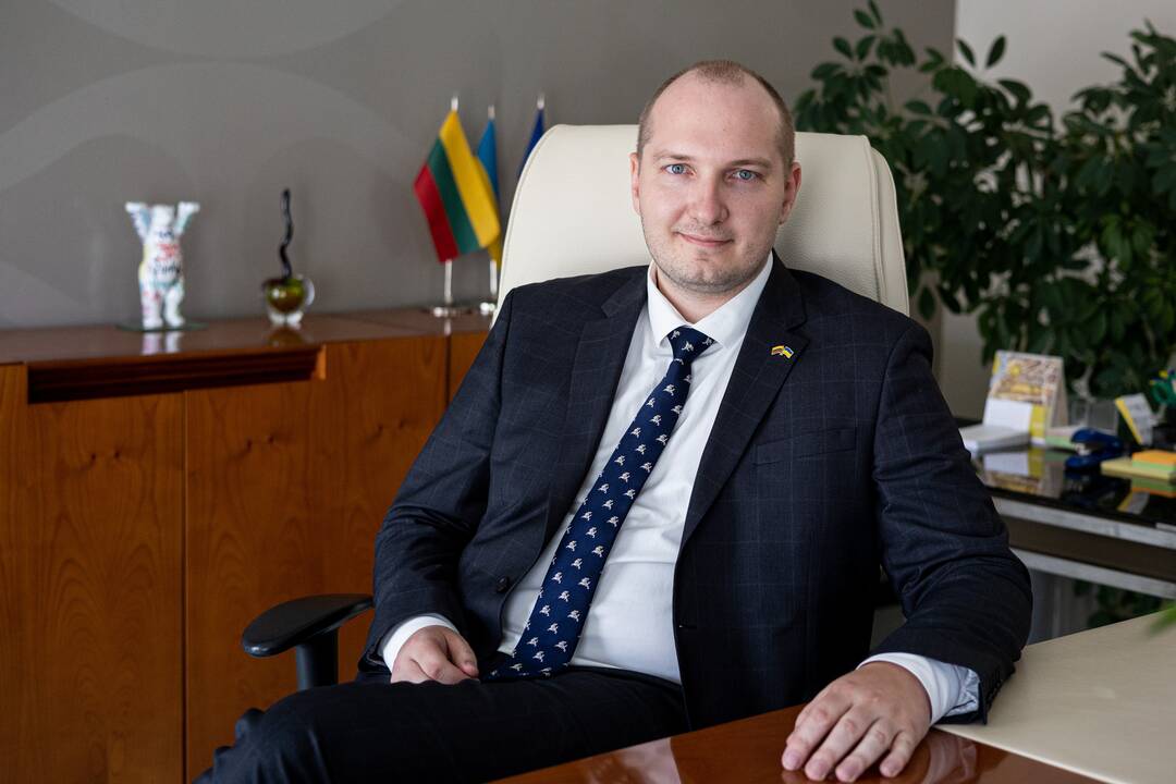 Švietimo, mokslo ir sporto ministras Gintautas Jakštas.