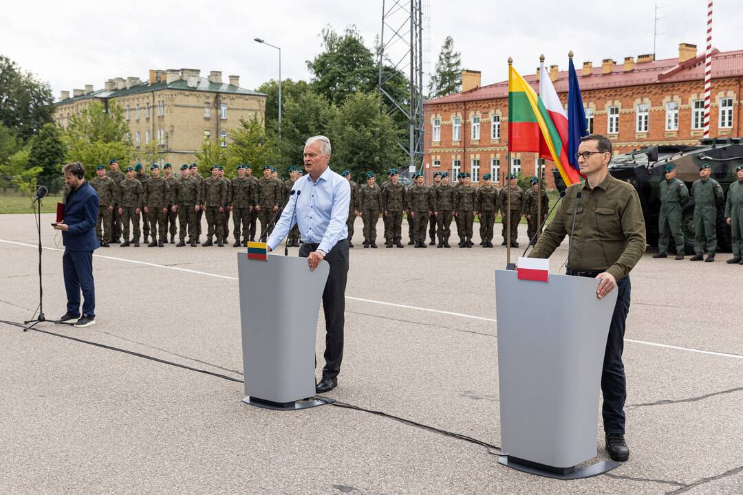  G. Nausėda susitiko su M. Morawieckiu