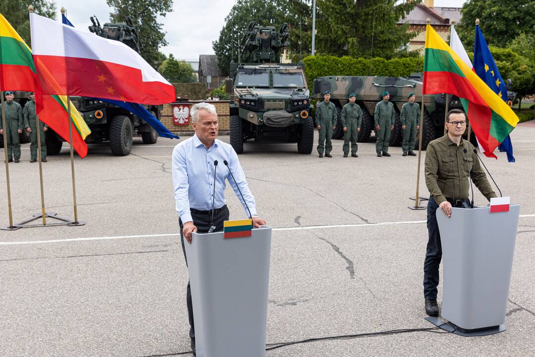  G. Nausėda susitiko su M. Morawieckiu