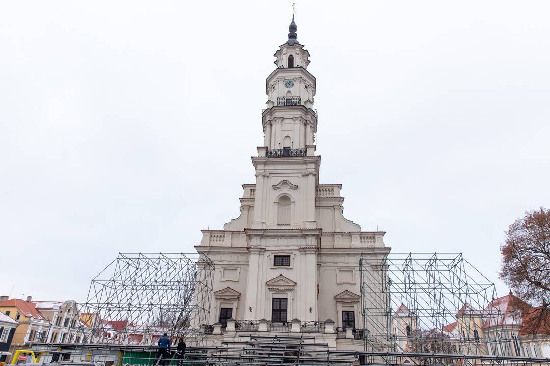 Pristatyta Kauno kalėdinė eglė