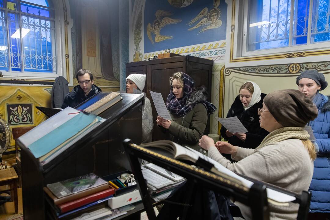 Kauno stačiatikiai pasitinka Kalėdas
