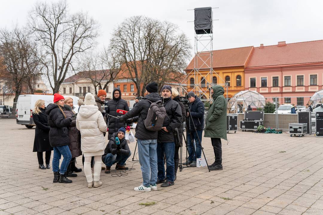 Pristatyta Kauno kalėdinė eglutė 