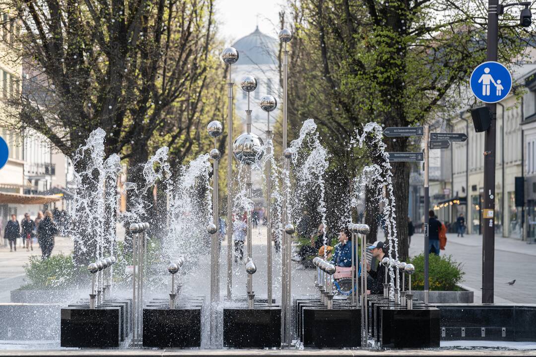 Kaune pradedamas fontanų sezonas