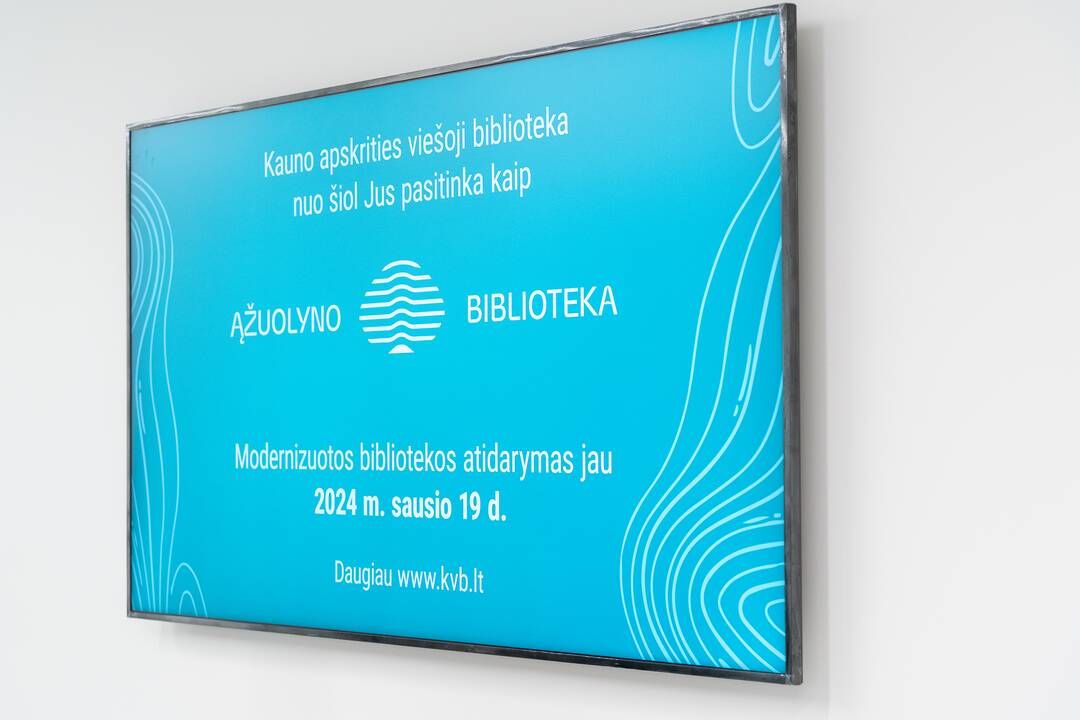 Ąžuolyno bibliotekos pristatymas