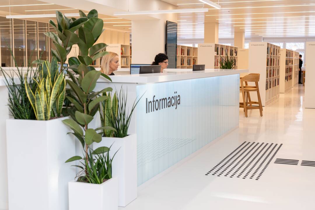 Ąžuolyno bibliotekos pristatymas