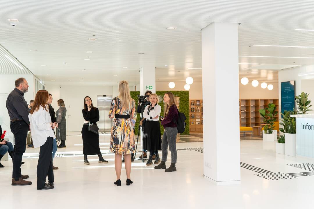 Ąžuolyno bibliotekos pristatymas