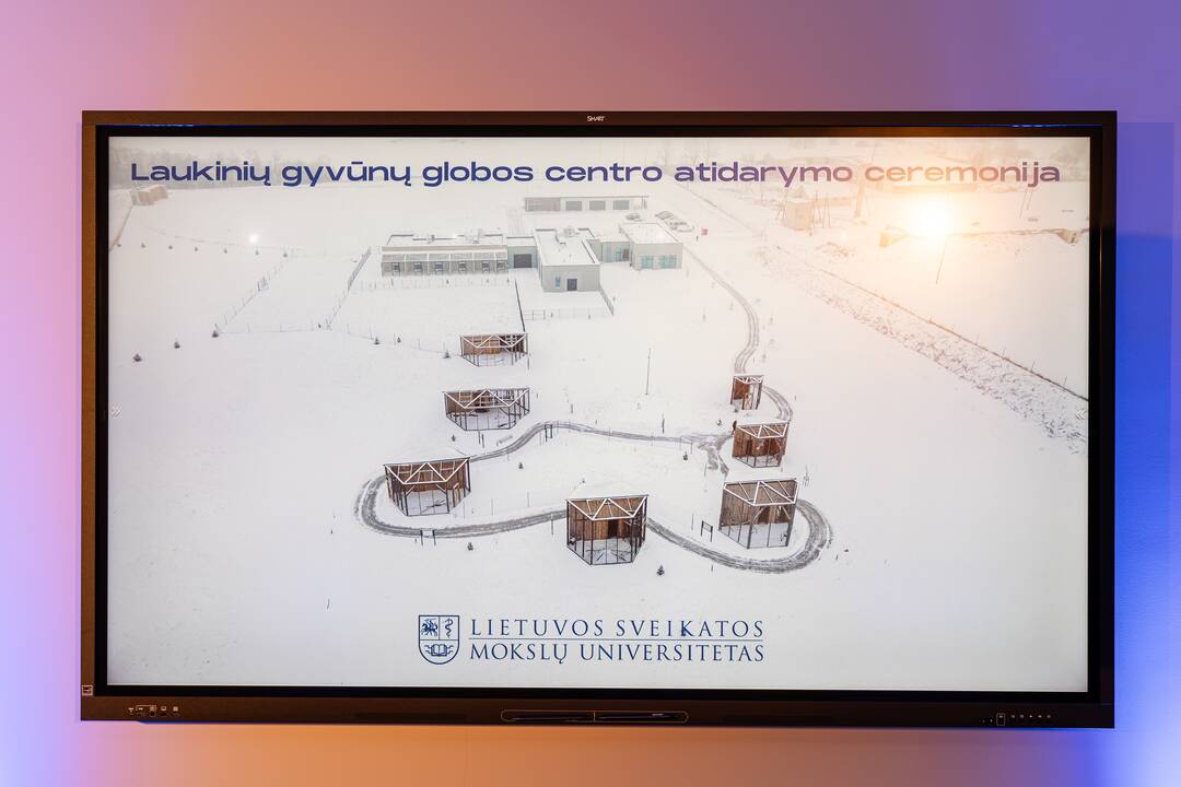 Laukinių gyvūnų globos centro atidarymas