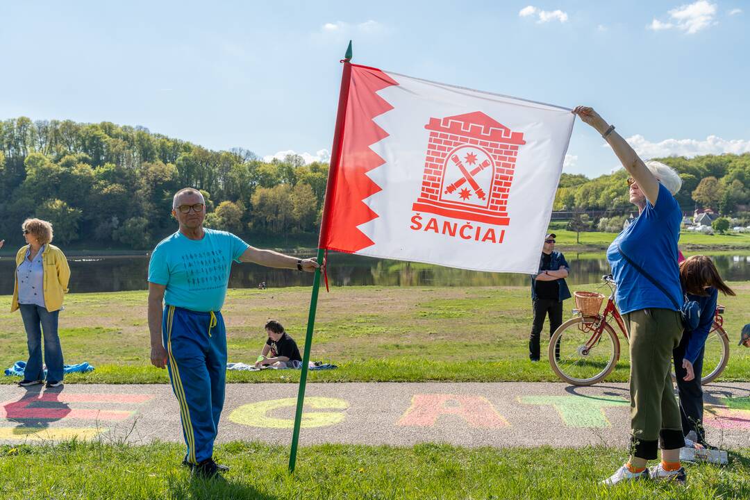 Protesto akcija Žemuosiuose Šančiuose