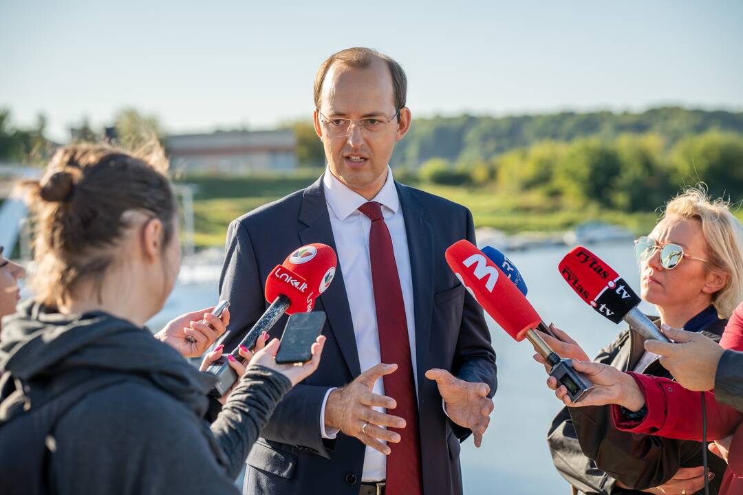 Ties Kaunu atidarytas vandens kelias Nemunu