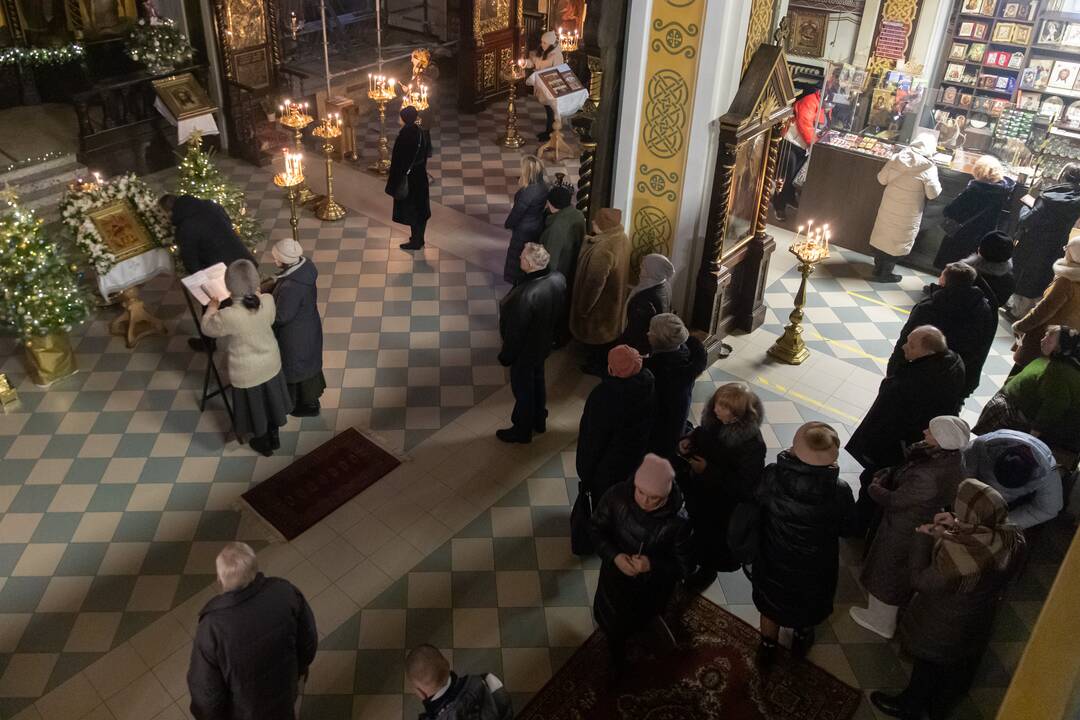 Kauno stačiatikiai pasitinka Kalėdas