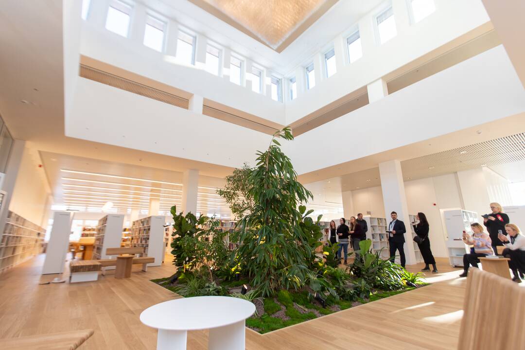 Ąžuolyno bibliotekos pristatymas