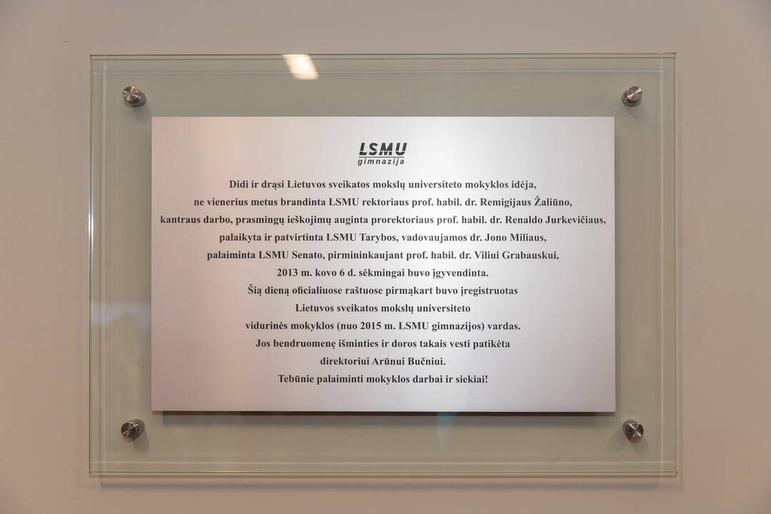 LSMU gimnazijos dešimtmetis