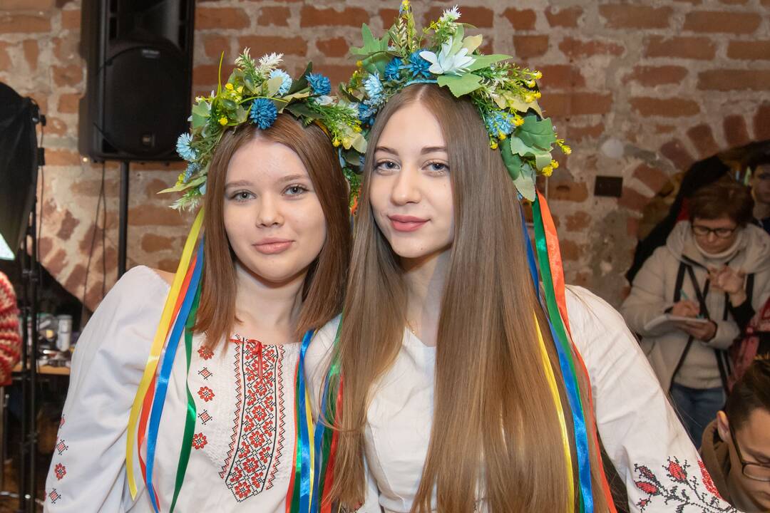 Ukrainiečių buities ekspozicija instrumentų muziejuje