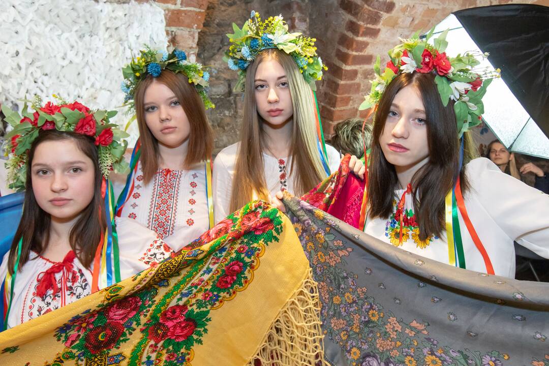 Ukrainiečių buities ekspozicija instrumentų muziejuje