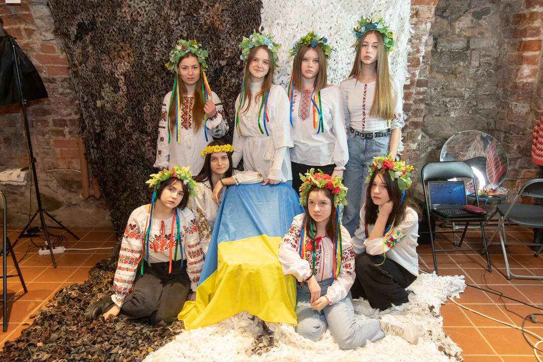 Ukrainiečių buities ekspozicija instrumentų muziejuje