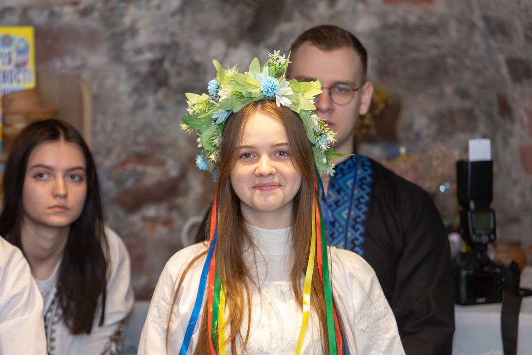 Ukrainiečių buities ekspozicija instrumentų muziejuje