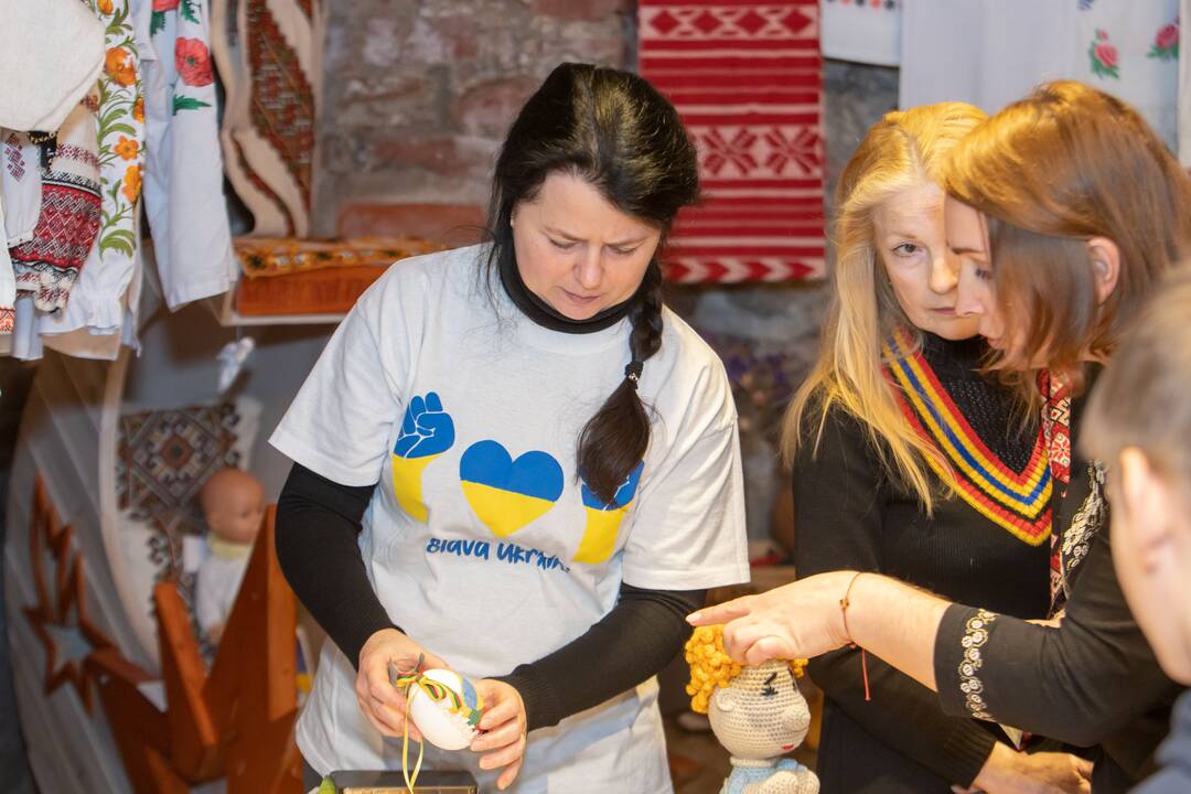 Ukrainiečių buities ekspozicija instrumentų muziejuje