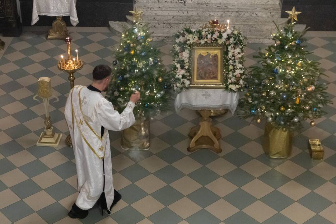 Kauno stačiatikiai pasitinka Kalėdas
