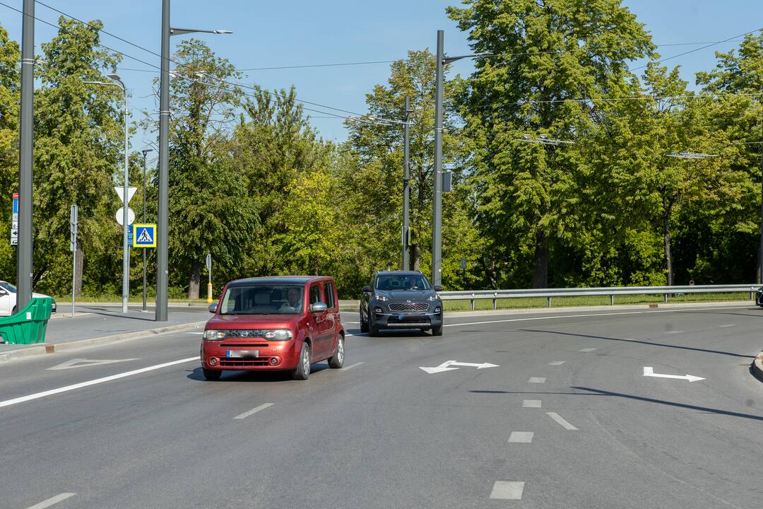 Pilies žiede pakeista eismo tvarka