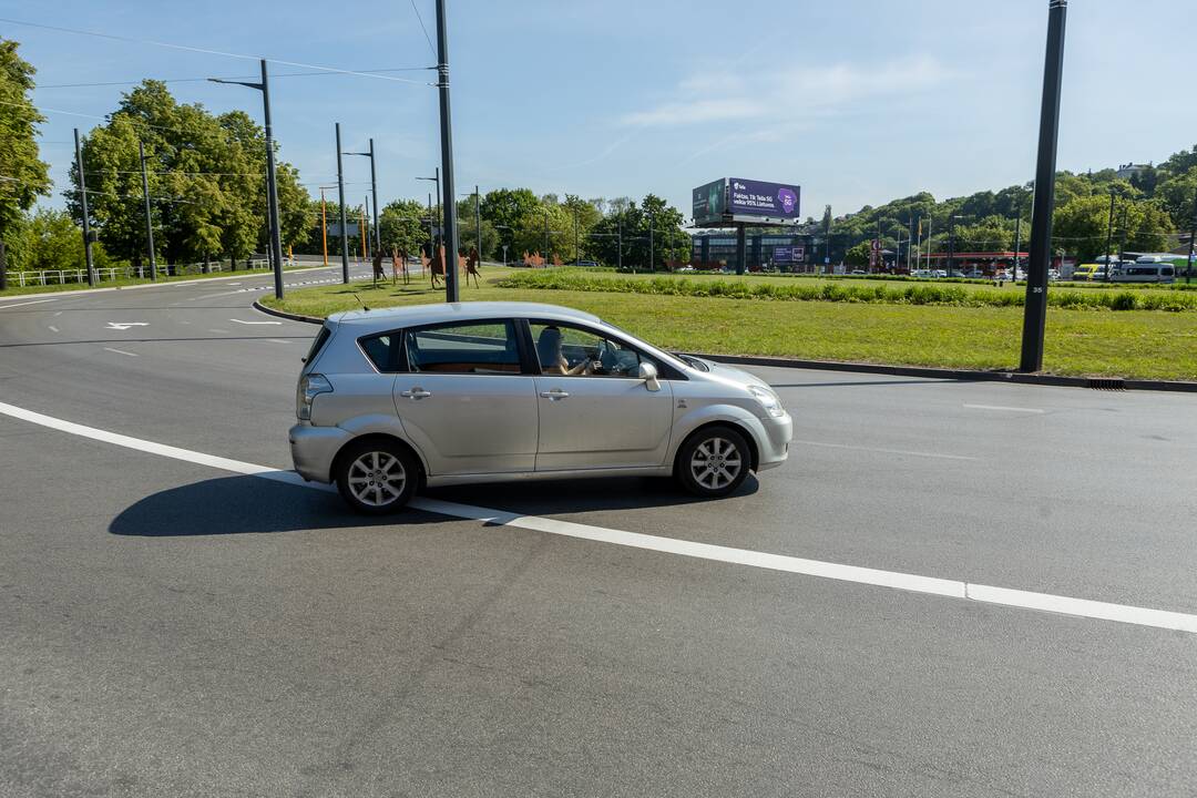 Pilies žiede pakeista eismo tvarka