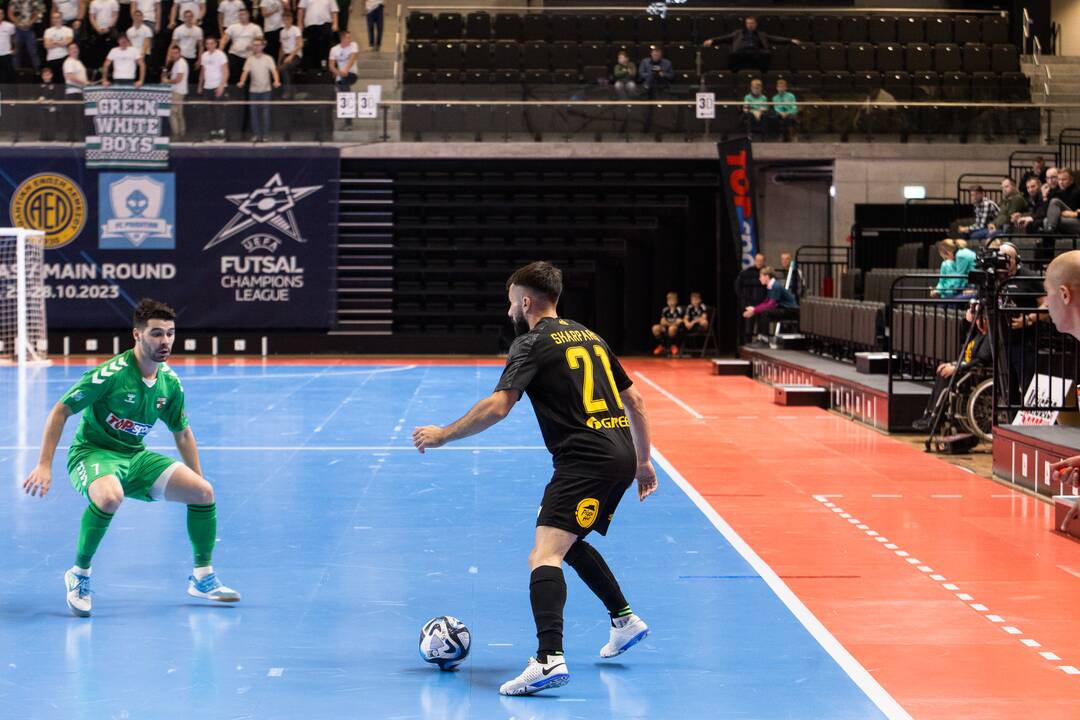 UEFA FUTSAL „Kauno Žalgirio“ ir „AEL“ ekipų dvikova