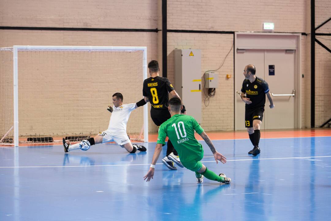 UEFA FUTSAL „Kauno Žalgirio“ ir „AEL“ ekipų dvikova