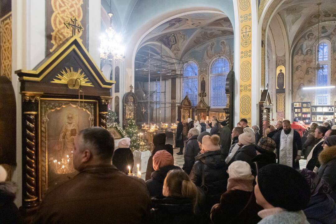 Kauno stačiatikiai pasitinka Kalėdas