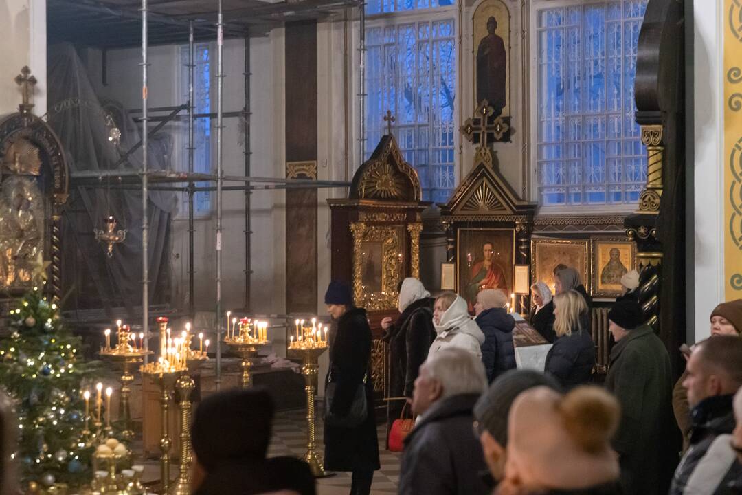 Kauno stačiatikiai pasitinka Kalėdas