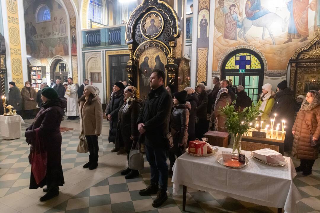 Kauno stačiatikiai pasitinka Kalėdas