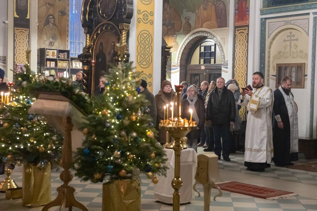 Kauno stačiatikiai pasitinka Kalėdas