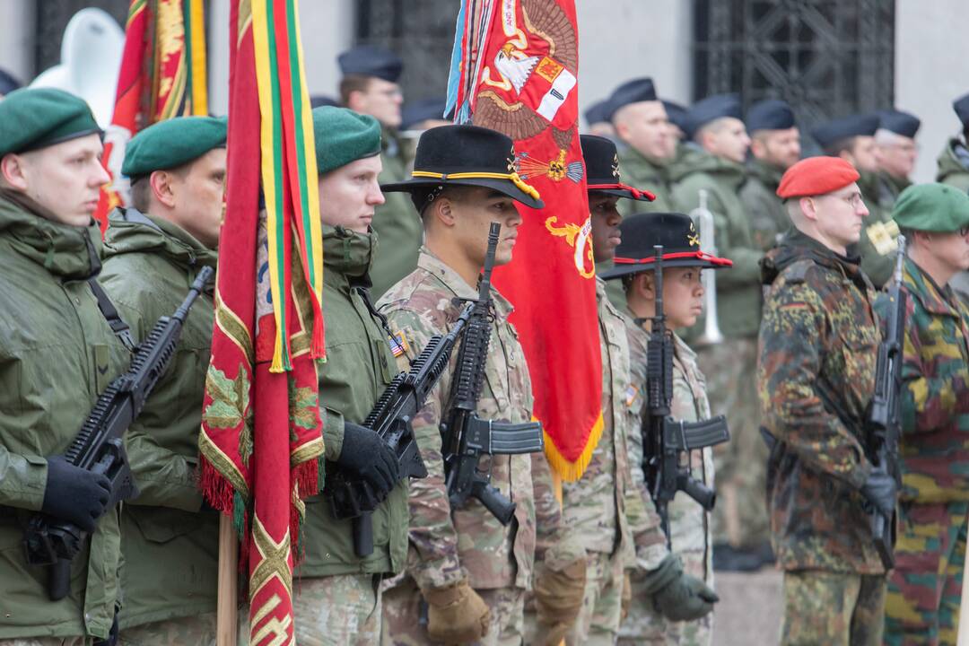 Karo muziejaus sodelyje pagerbtas Nepriklausomybės kovose žuvusių Lietuvos karių atminimas