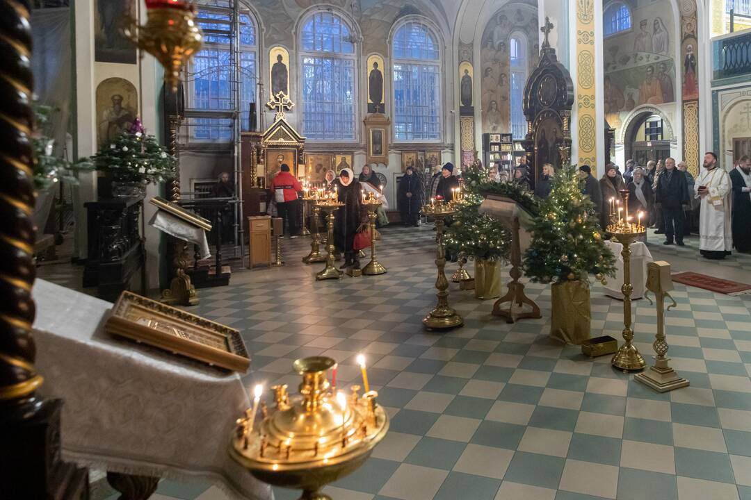 Kauno stačiatikiai pasitinka Kalėdas