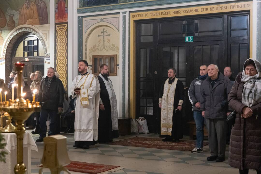 Kauno stačiatikiai pasitinka Kalėdas