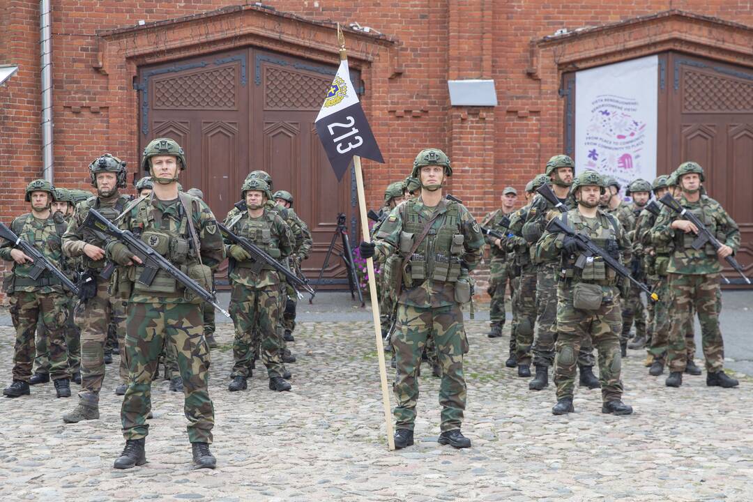 Šaulių pratybos Kauno rajone