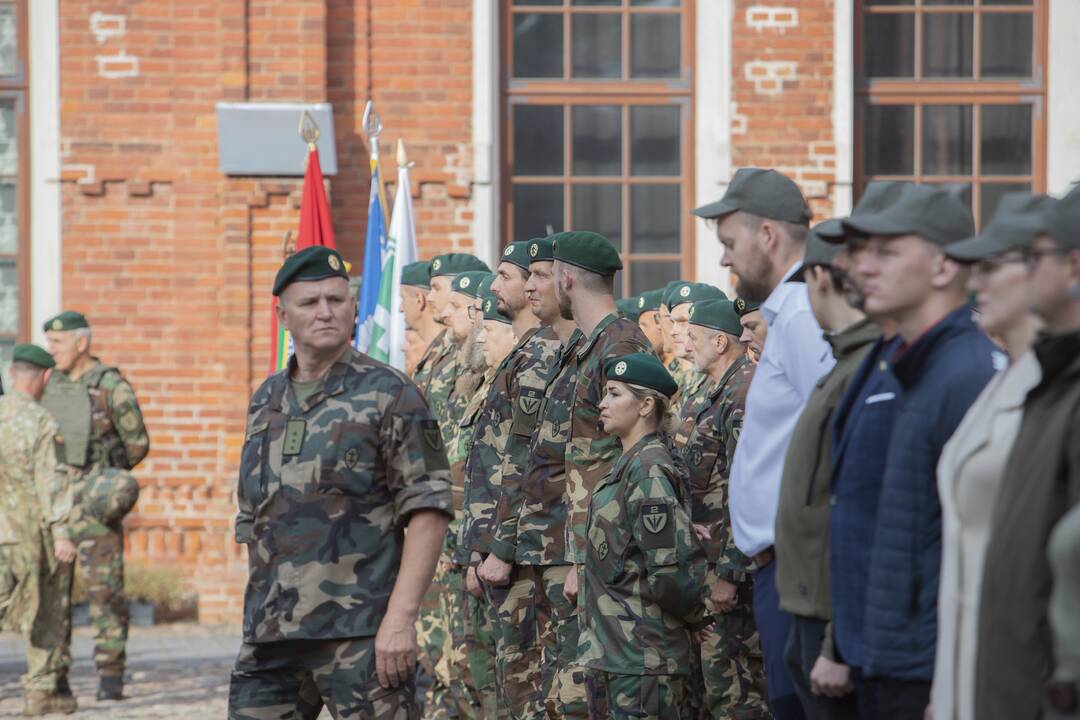 Šaulių pratybos Kauno rajone