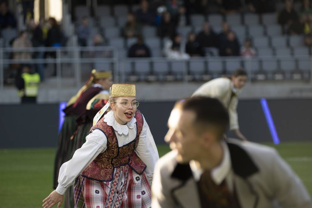Kauno S. Dariaus ir S. Girėno stadione įvyko Lietuvos ir FIFA futbolo legendų rungtynės