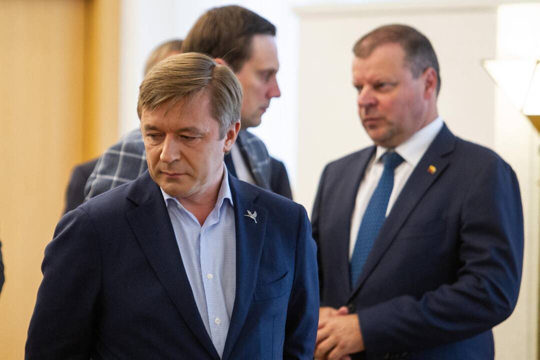 „Valstiečių“ frakcijos seniūno vietą pretenduoja užimti T. Tomilinas?