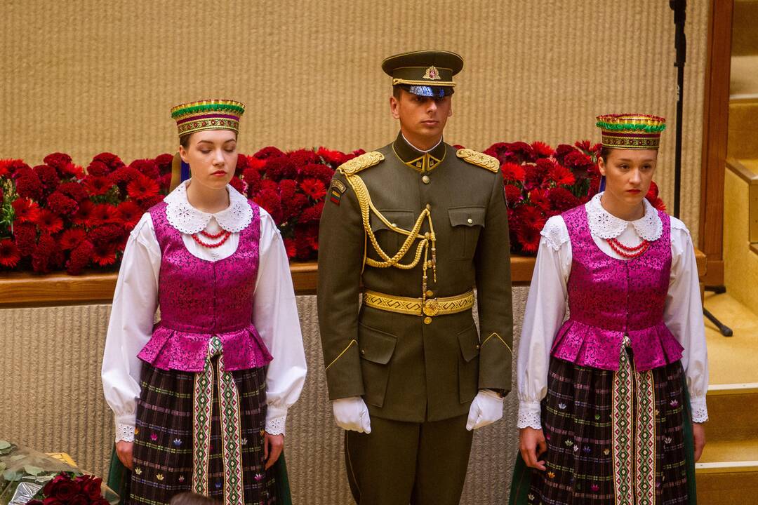 G. Nausėdos priesaikos ceremonija Seime