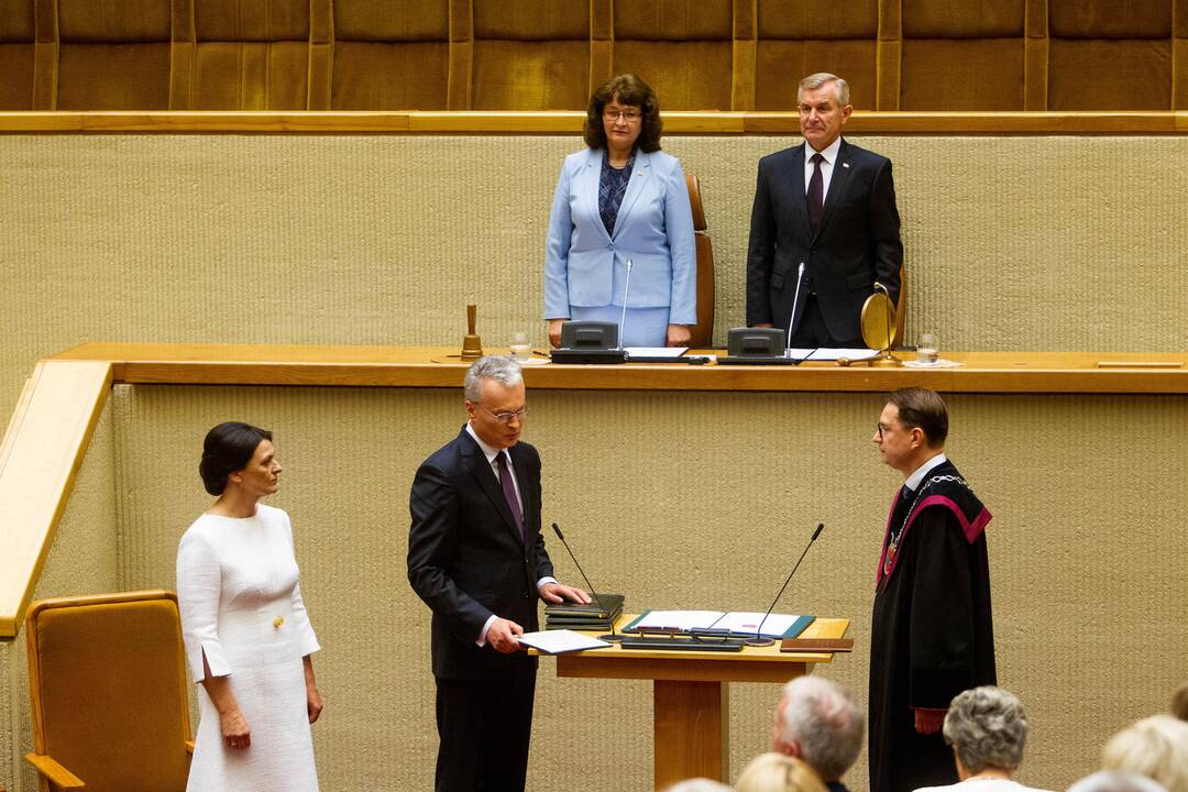 G. Nausėdos priesaikos ceremonija Seime