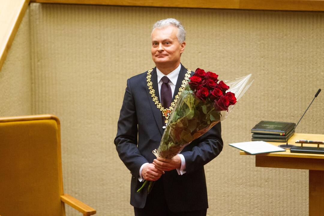 G. Nausėdos priesaikos ceremonija Seime