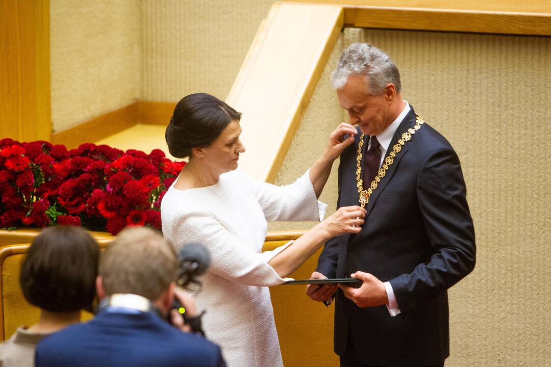 G. Nausėdos priesaikos ceremonija Seime